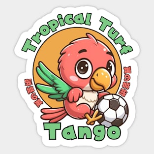 Football player parrot Sticker
